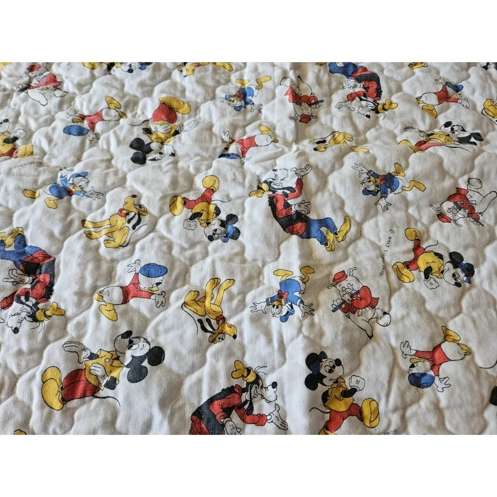 Vintage‎ Disney Dundee? Layered Fabric With Metal Rivets 42x22 Inch